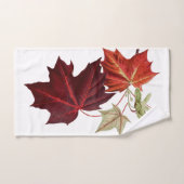 Cute Feuille d'érable automne automne  (Serviette à main)