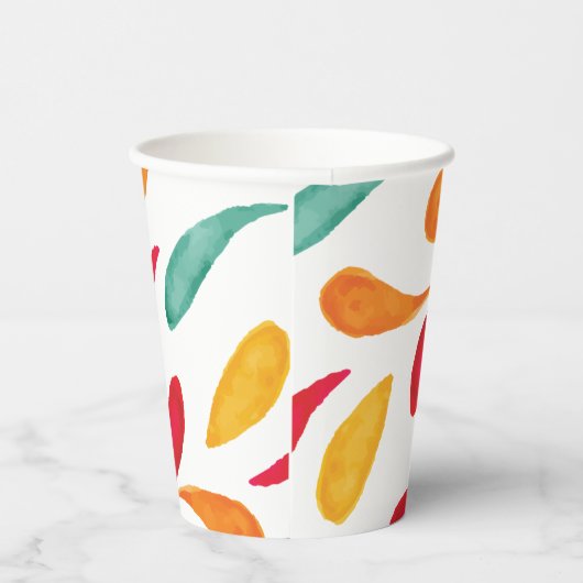 Cute Fiesta Birthday Paper Cups Papieren Bekers (Rechts)