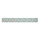 Cute Fiesta Llama & Cactus Pattern Lint (Voorkant)