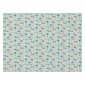 Cute Fiesta Llama & Cactus Pattern Tafelkleed (Voorkant (Horizontaal))