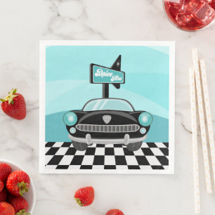 Cute Fifties Diner party Servet