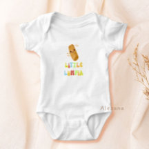 Cute Filipijns eten Little Lumpia Baby Bodysuit