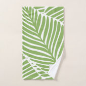 Cute fille feuille Motif Plante Lover (Serviette à main)