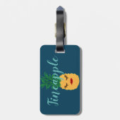 Cute Fineapple Pineapple Bagagelabel (Achterkant verticaal)