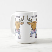 Cute Finland Reindeer tasses (Devant gauche)