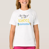 Cute First Day of School T-Shirt | Back to School  (Devant)