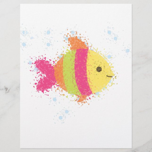 Cute Fish Cartoon (Voorkant)
