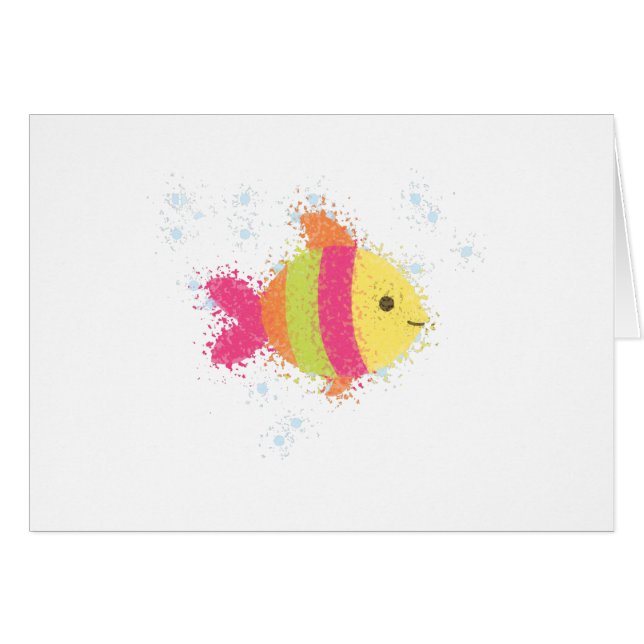 Cute Fish Cartoon (Voorkant Horizontaal)