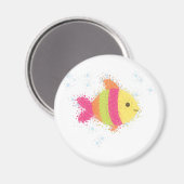 Cute Fish Cartoon Magneet (Voorkant / Achterkant)