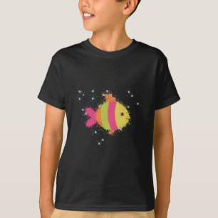 Cute Fish Cartoon T-shirt