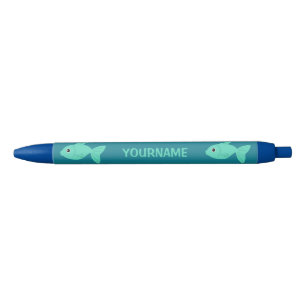Cute Fish custom pens Blauwe Inkt Pen
