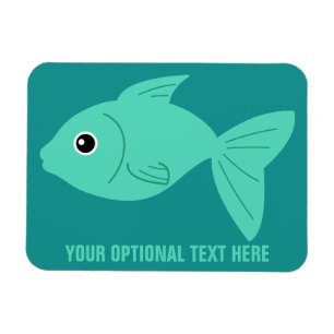 Cute Fish douane magnet Magneet