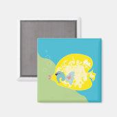 Cute Fish Magneet (Voorkant / Achterkant)