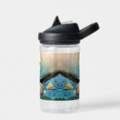 Cute Fish Onderwater Ocean Custom Waterfles (Links)