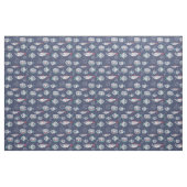 Cute Fish Pattern fabric Stof (Yard (91,4 cm))