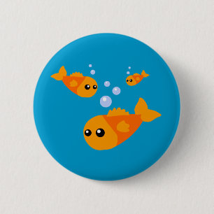 Cute Fish Ronde Button 5,7 Cm
