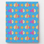 Cute Fish & Starfish Pattern Fotoplaat (Voorkant)