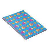 Cute Fish & Starfish Pattern Notitieboek (Rechterzijde)