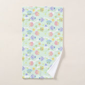 Cute Fishes Pastel Green (Serviette à main)
