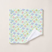 Cute Fishes Pastel Green (Gant de toilette)