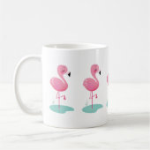 Cute Flamant rose rose Mug (Gauche)