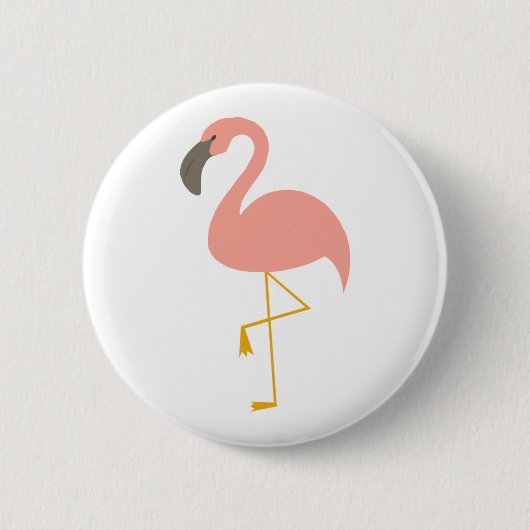 Cute Flamingo Button (Voorkant)