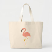 Cute Flamingo Canvas tas (Voorkant)