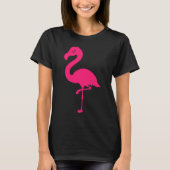 Cute Flamingo Flamingo Men and Women T-shirt (Voorkant)