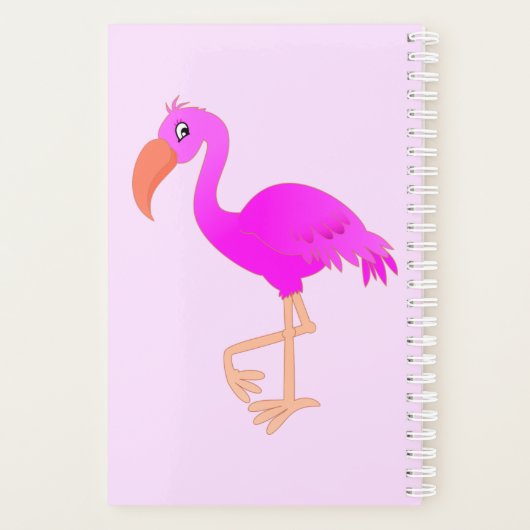 Cute Flamingo - Happy Planner (Achterkant)