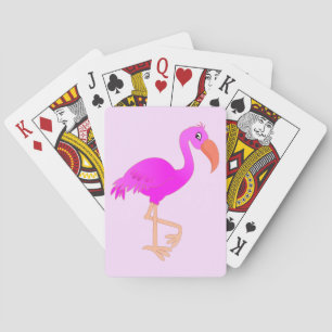 Cute Flamingo - Happy Pokerkaarten