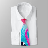 Cute Flamingo patroon Stropdas (Gebonden)