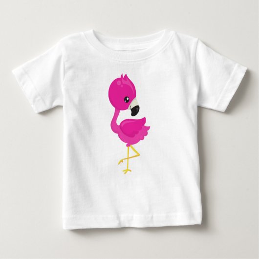 Cute Flamingo, Pink Flamingo, Baby Flamingo, Bird (Voorkant)