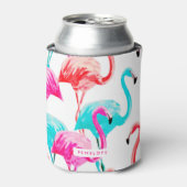 Cute Flamingos Blikjeskoeler (Blikje Voorkant)