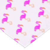 Cute Flamingos - Happy 1 Tafelkleed (Gekanteld)