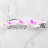 Cute Flamingos - Happy Kurkentrekker (Achterkant)