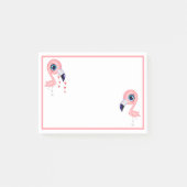 Cute Flamingos Post-it® Notes (Voorkant)