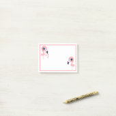 Cute Flamingos Post-it® Notes (Op bureau)