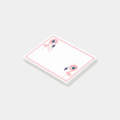 Cute Flamingos Post-it® Notes (Schuin)