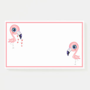 Cute Flamingos Post-it® Notes