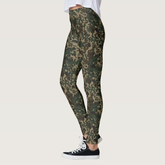 Cute Flecktarn Camouflage Pattern Leggings (Links)