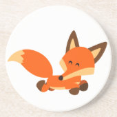 Cute Fleet Anime Vos Onderzetter (Voorkant)