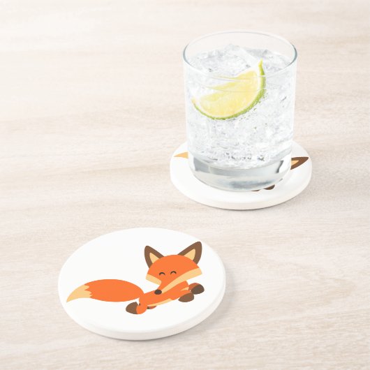 Cute Fleet Anime Vos Onderzetter (Zijkant)