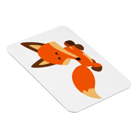 Cute Fleet Cartoon Fox Flexible Magnet Magneet (Rechterzijde)