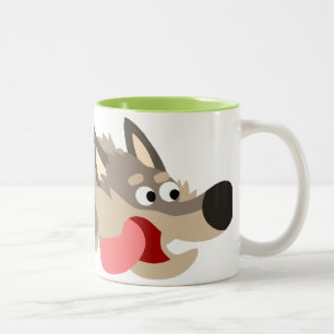 Cute Fleet Cartoon Wolf Mok