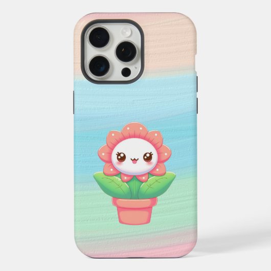Cute, fleur dans un pot iPhone / coque ipad (Verso)