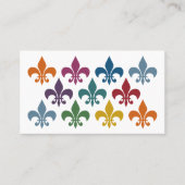 Cute Fleur De Lis Visitekaartjes (Voorkant)