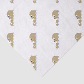 Cute Floating Otter Tissuepapier (Detail)