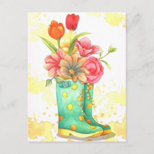 Cute Floral Briefkaart