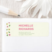 Cute Floral Etiket (Insitu)