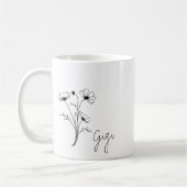 Cute Floral Gigi Mug (Gauche)